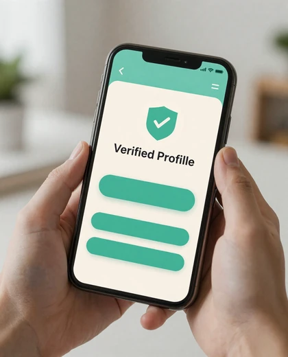 BeyondLimits verified profile safety feature shown on mobile screen for secure Down syndrome dating