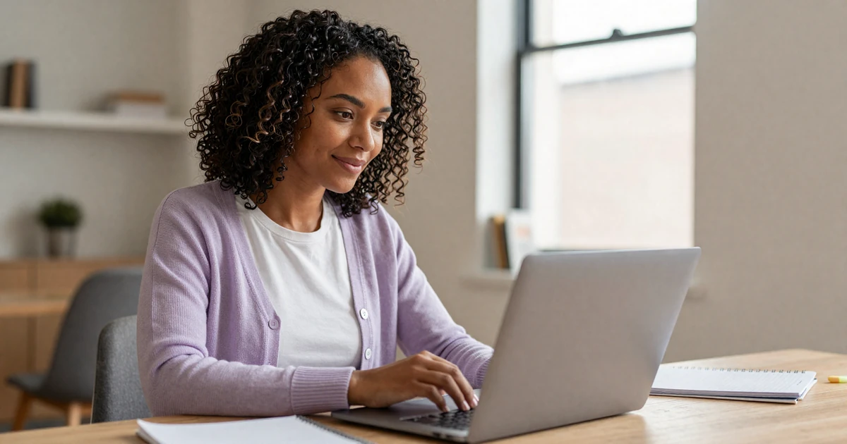 Aisha, a confident woman with PTSD using the BeyondLimits dating platform in a peaceful garden setting